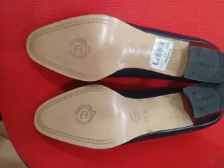 Zapatos El Corte Inglés Talla 37 Azul Marino