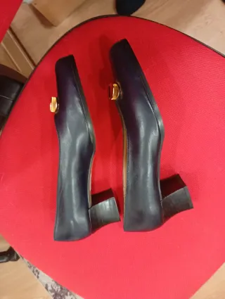 Zapatos El Corte Inglés Talla 37 Azul Marino