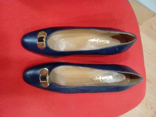 Zapatos El Corte Inglés Talla 37 Azul Marino