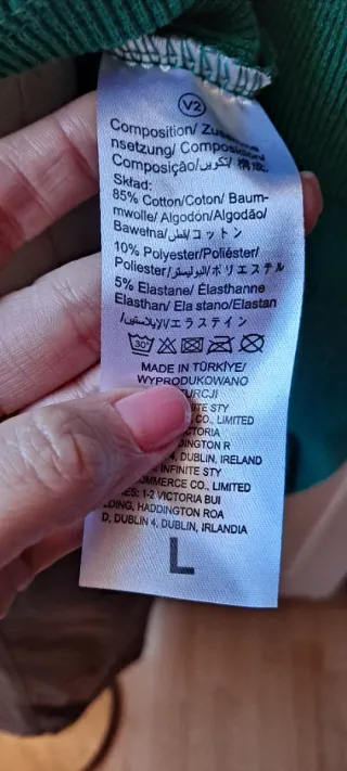 Jersey punto acanalado manga abullonada