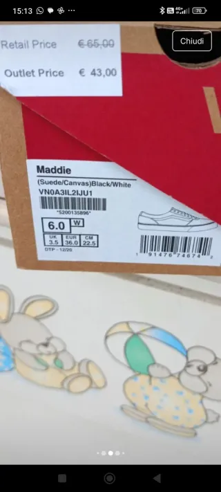 Scarpe Vans nere donna