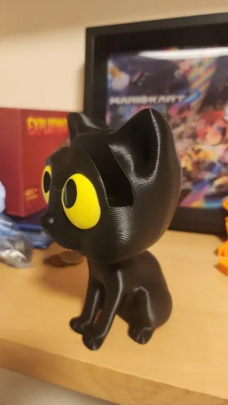 Soporte Gafas Gato Negro