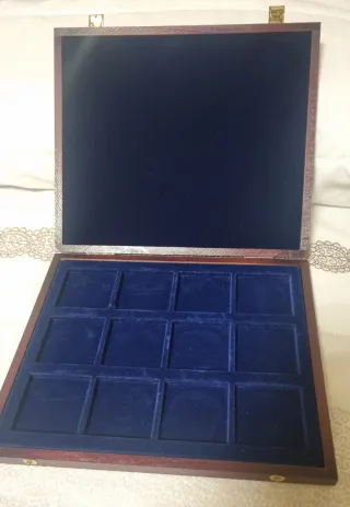 Estuche para monedas, onzas plata, medallas
