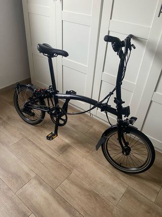 Bicicleta Brompton M 6R Negra