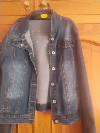 Chaqueta vaquera azul talla 16