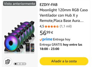 Ventiladores Gaming RGB 120mm