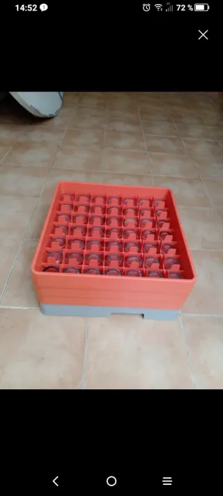 Caja transportadora vasos 49 unidades