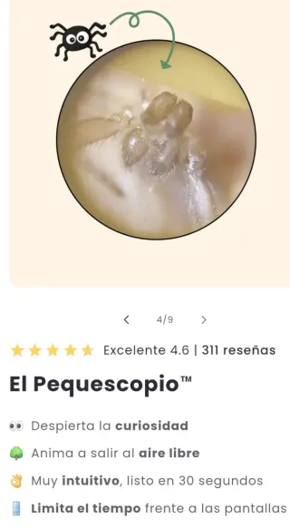 Microscopio Portátil 60x-120x Zoom