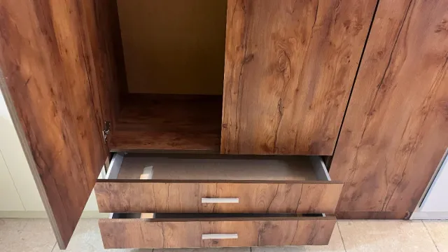 Armario 3 puertas y 2 cajones