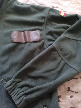 Chaqueta polar militar - color verde (talla 1)