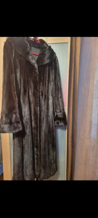 Abrigo largo marrón