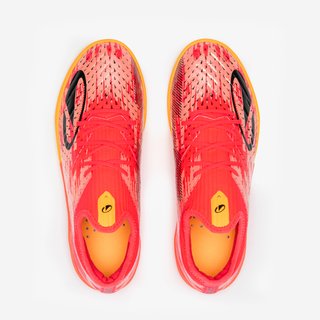 Botas de fútbol niño con cordones CLR TURF red storm