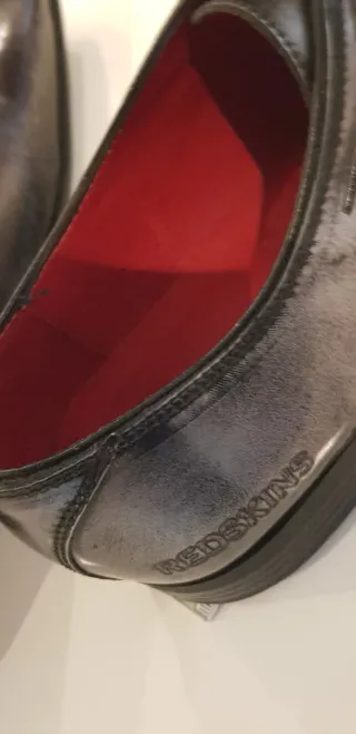 Zapatos de vestir T42/UK8 negros y grises