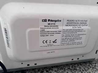 Microondas Orbegozo Blanco