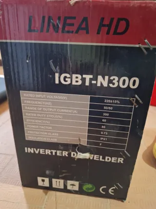 Soldadora Inverter 300A IGBT - Casi Nueva