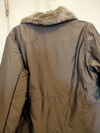 Chaqueta Maryland Marrón con Forro Animal Print