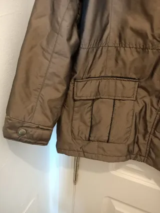 Chaqueta Maryland Marrón con Forro Animal Print