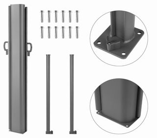 Toldo Lateral Retráctil 600x160cm Beige