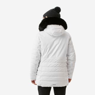 Chaqueta de esquí y nieve impermeable semi-larga Mujer