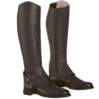 Polainas equitación adulto PADDOCK 700 piel Marrón
