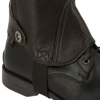 Polainas equitación adulto PADDOCK 700 piel Marrón