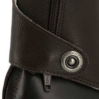 Polainas equitación adulto PADDOCK 700 piel Marrón