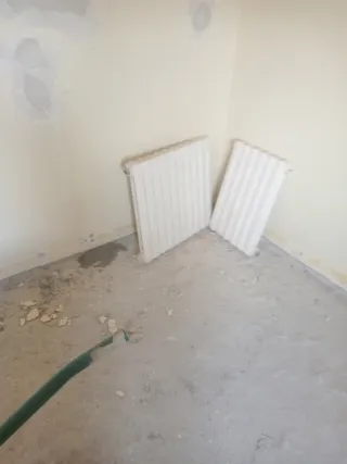 Radiadores de hierro fundido blancos