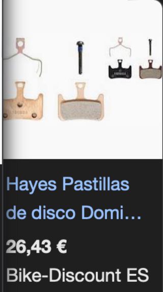 Pastillas Hayes Dominion A2 (Kit)