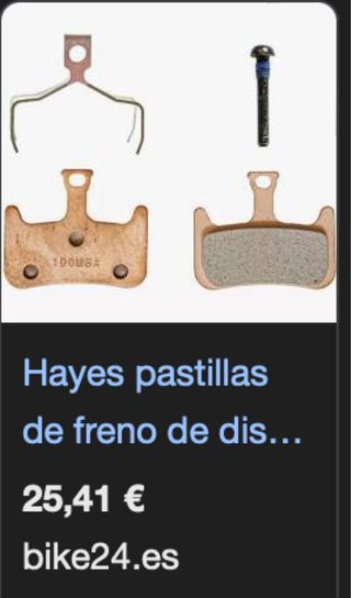 Pastillas Hayes Dominion A2 (Kit)