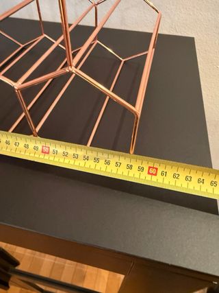 3 Botelleros Hexagonales Cobre