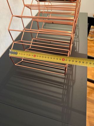 3 Botelleros Hexagonales Cobre