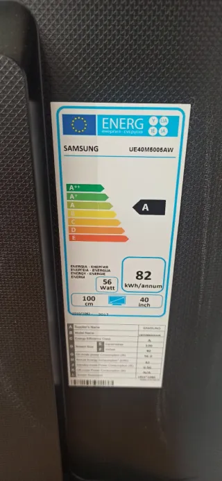 TV Samsung 40 Full HD Plano Modelo ue40m5005