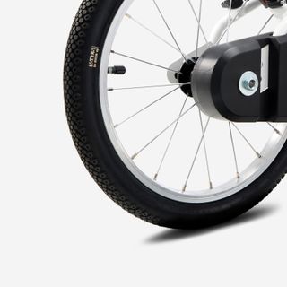 Bicicleta Discover 100 Niños 4-6 Años Blanco 16 Pulgadas