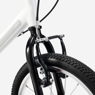 Bicicleta Discover 100 Niños 4-6 Años Blanco 16 Pulgadas