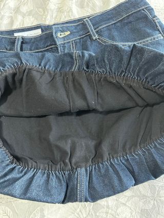 Minifalda Zara efecto globo