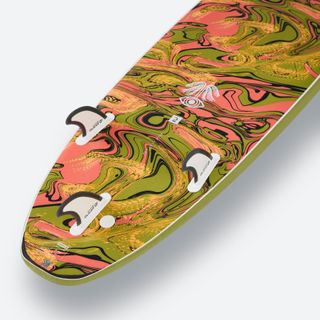 Tabla surf espuma 8'.6" 90L Peso <100kg. Nivel principiante