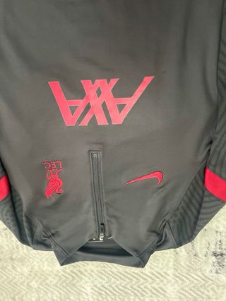 Felpa Liverpool Nike Uomo Nero Rossa