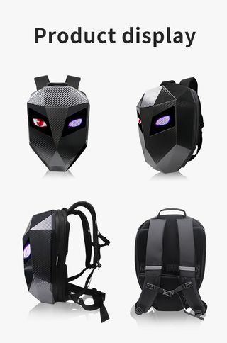 Mochila Motera Diseño Geométrico