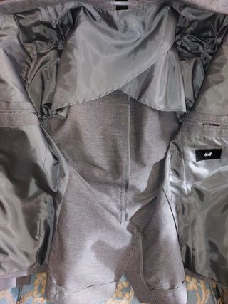 Americana H&M Gris Verano Talla S