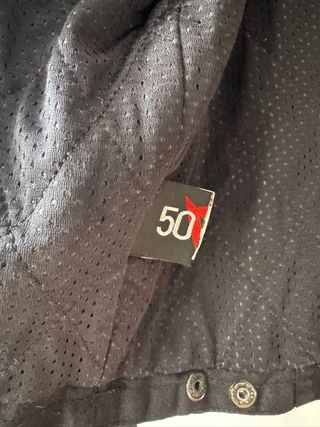 Chaqueta Moto Dainese Negra y Naranja talla 50.