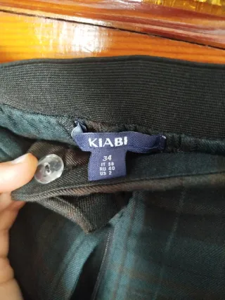 Pantalón de cuadros Kiabi