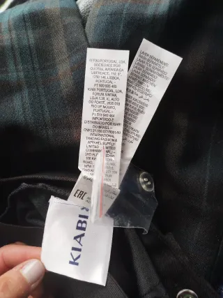 Pantalón de cuadros Kiabi