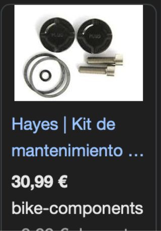 Kit Recambio Hayes Dominion A4