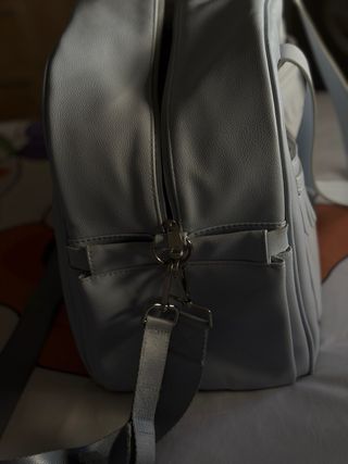 Bolso carro Mayoral bebé en azul. Buen estado