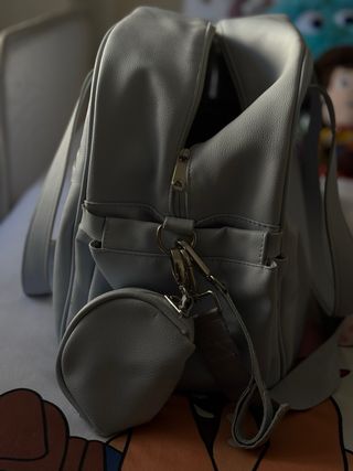 Bolso carro Mayoral bebé en azul. Buen estado