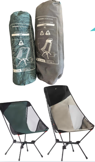 Sillas plegables camping Quechua (2 unidades)