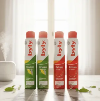 4 Desodorantes Byly: Organic y Extrem Protect