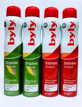 4 Desodorantes Byly: Organic y Extrem Protect