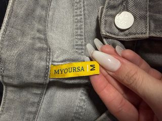 Pantalón vaquero gris Shein