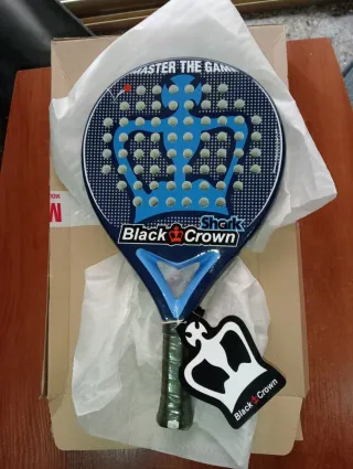 Pala de pádel Black Crown Shark